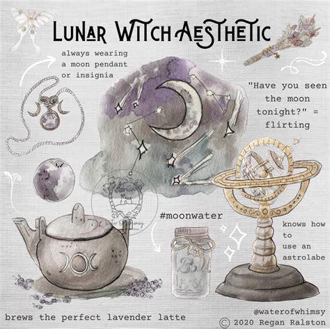 Lunar witch attire